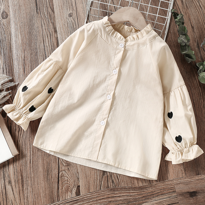 Kids Shirts Baby Kids Ruffle Shirts for Girls Blouses School Cute Cotton Tops Spring Autumn Long Sleeve Children Clothes 2 4 6 8 Years 230317, Beige
Kids Shirts Baby Kids Ruffle Shirts for Girls Blouses School Cute Cotton Tops Spring Autumn Long Sleeve Children Clothes 2 4 6 8 Years 230317, Beige