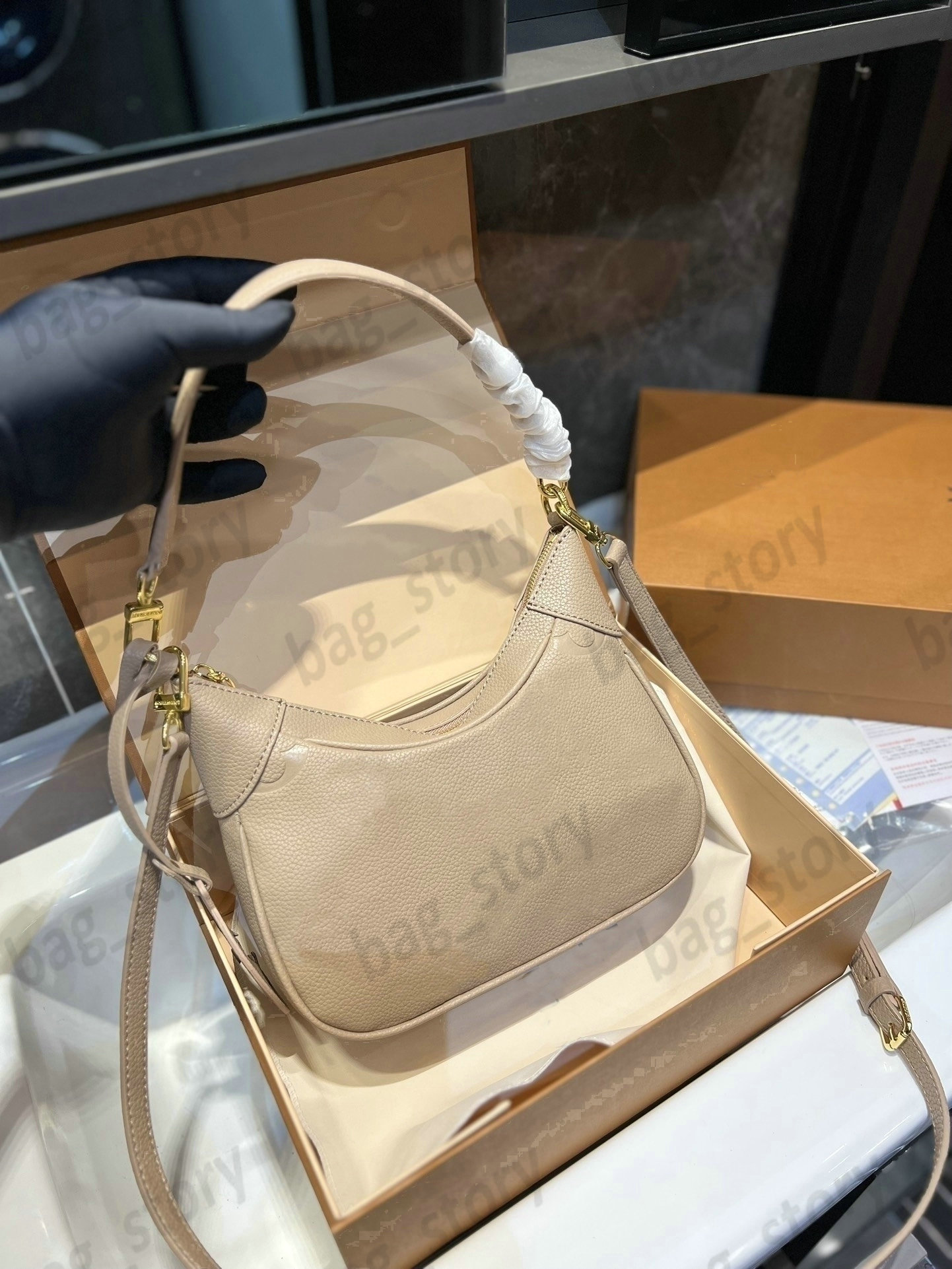 BAGATELLE Hobo Bag Women Shoulder CrossBody Bags Leather Handbag Luxury Underarm Lady Purses M46112 clutch purse
BAGATELLE Hobo Bag Women Shoulder CrossBody Bags Leather Handbag Luxury Underarm Lady Purses M46112 clutch purse