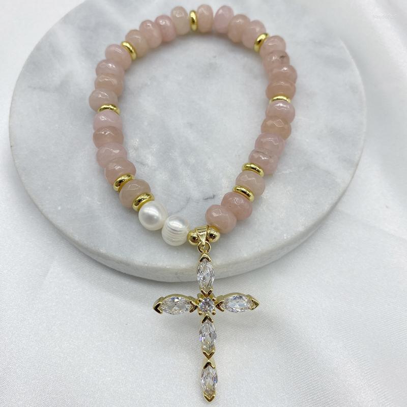 Charm Bracelets 5Pcs/Lot Personalized Valentine Jewel Natural Stones Freshwater Pearl Charms Cross Beaded
Charm Bracelets 5Pcs/Lot Personalized Valentine Jewel Natural Stones Freshwater Pearl Charms Cross Beaded