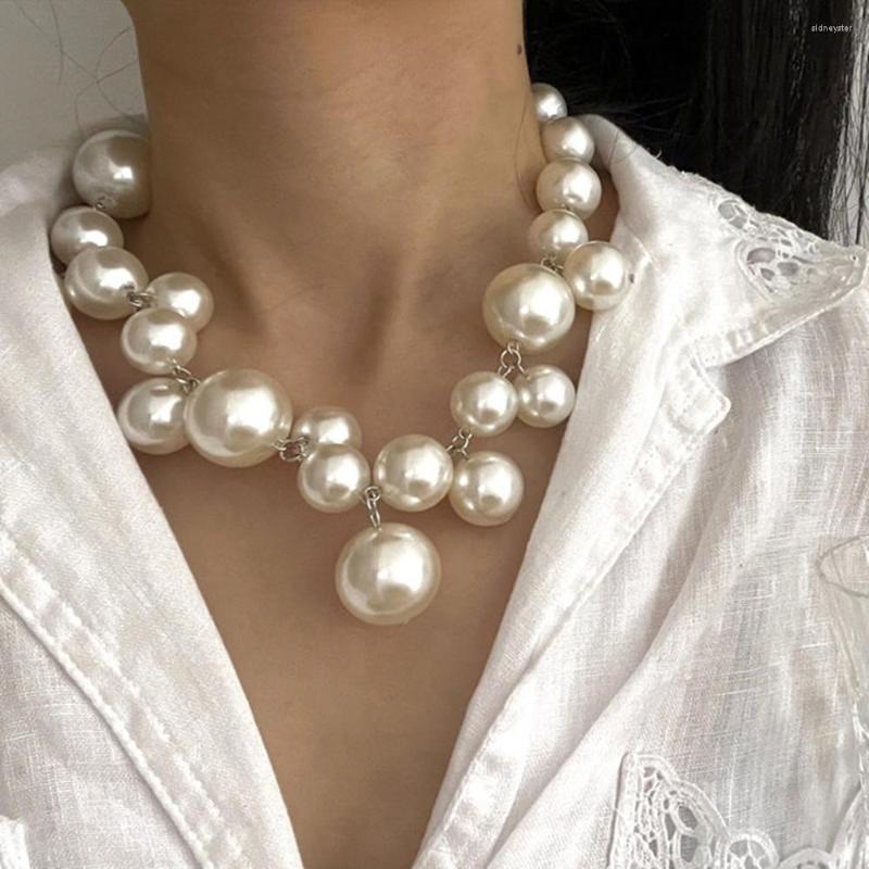 Choker DIEZI French Vintage Bohemian Big Beads Pearl Necklace For Women Girls Luxury Bride Clavicle Chain Jewelry
Choker DIEZI French Vintage Bohemian Big Beads Pearl Necklace For Women Girls Luxury Bride Clavicle Chain Jewelry