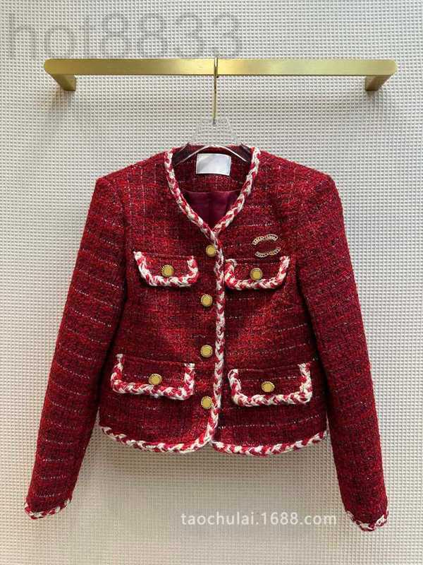 Women' Jackets Designer High-end Clothing Comes Out with Small Fragrance Atmosphere Temperament Thin Woven Tweed Coat Y6E8, Red
Women' Jackets Designer High-end Clothing Comes Out with Small Fragrance Atmosphere Temperament Thin Woven Tweed Coat Y6E8, Red