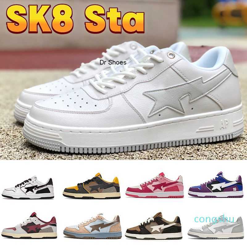 SK8 Sta Casual Shoes Court Bapesta Designer Nigo men women sneaker ABC Camo Pink Blue Vintage Beige Indigo Brown, #9- 16th anniversary
SK8 Sta Casual Shoes Court Bapesta Designer Nigo men women sneaker ABC Camo Pink Blue Vintage Beige Indigo Brown, #9- 16th anniversary