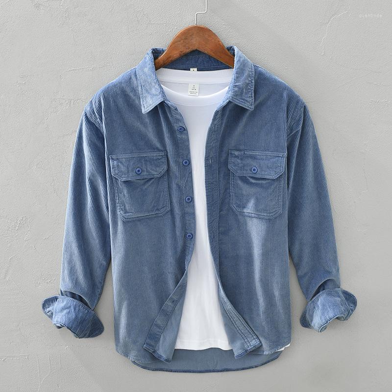 Men's Casual Shirts High-end Brand Men's Business Cotton Shirt 2023 Spring Autumn Loose Long-sleeved Corduroy Jacket Male Solid Color, Gray
Men's Casual Shirts High-end Brand Men's Business Cotton Shirt 2023 Spring Autumn Loose Long-sleeved Corduroy Jacket Male Solid Color, Gray