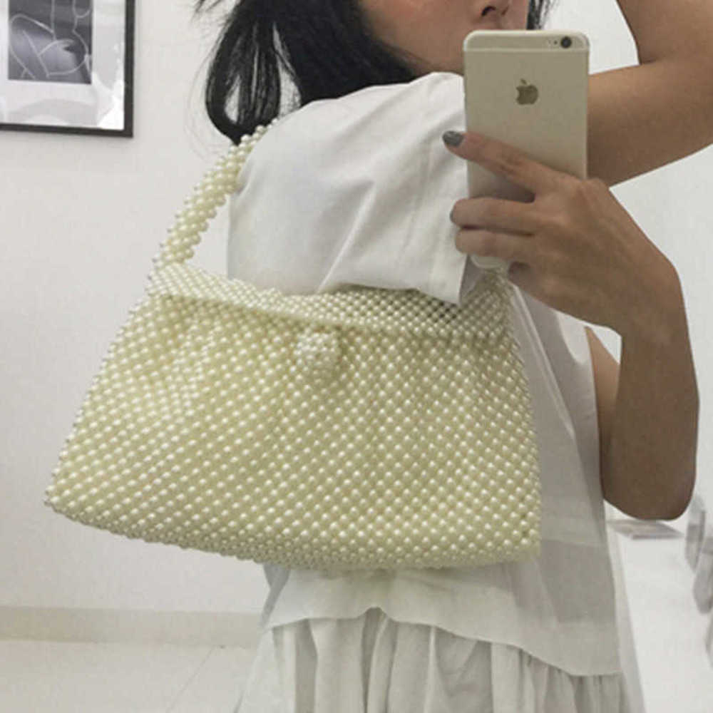 Wrinkled pearl bag summer new ABS Dinner Bag hand-held women's woven Beaded soft cream white 230304, Sky blue
Wrinkled pearl bag summer new ABS Dinner Bag hand-held women's woven Beaded soft cream white 230304, Sky blue