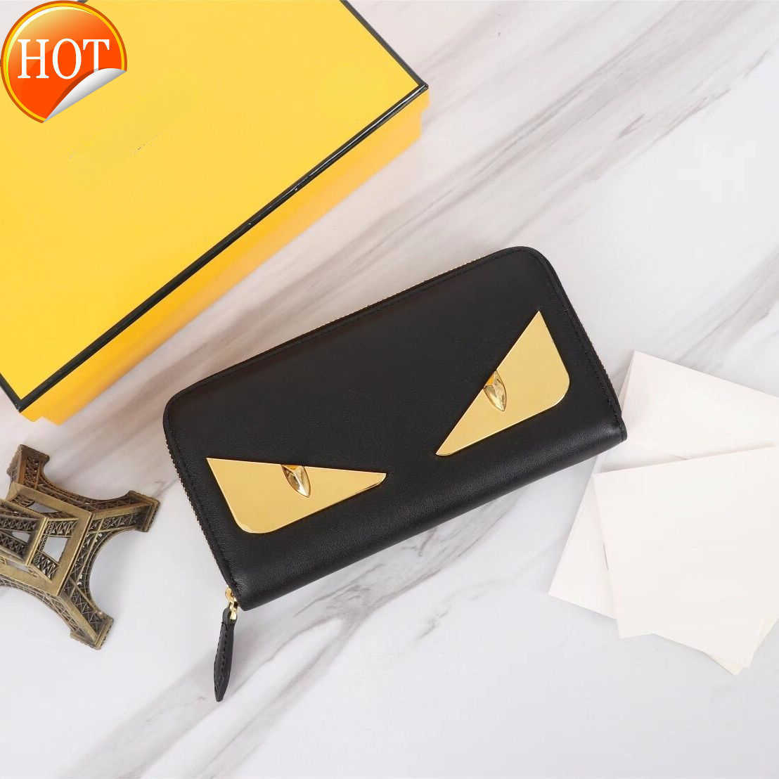 Luxury Designer Bags Change Purse Card pack Handbag Zipper Wallet Leather Multi Clip Small Monster Fashion Long for Men and Women Factory Direct Sale, Gift box packing
Luxury Designer Bags Change Purse Card pack Handbag Zipper Wallet Leather Multi Clip Small Monster Fashion Long for Men and Women Factory Direct Sale, Gift box packing