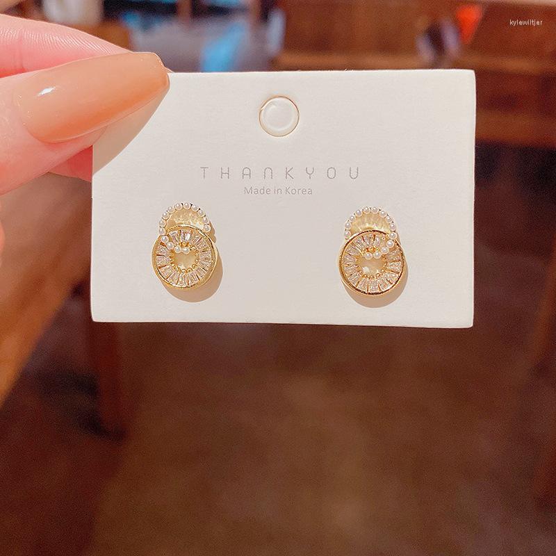 Stud Earrings Luxury Double Circle Ear Silver Color Korean Earings For Women Lady Gorgeous Zircon Trendy Party Gift Jewelry Wholesale
Stud Earrings Luxury Double Circle Ear Silver Color Korean Earings For Women Lady Gorgeous Zircon Trendy Party Gift Jewelry Wholesale