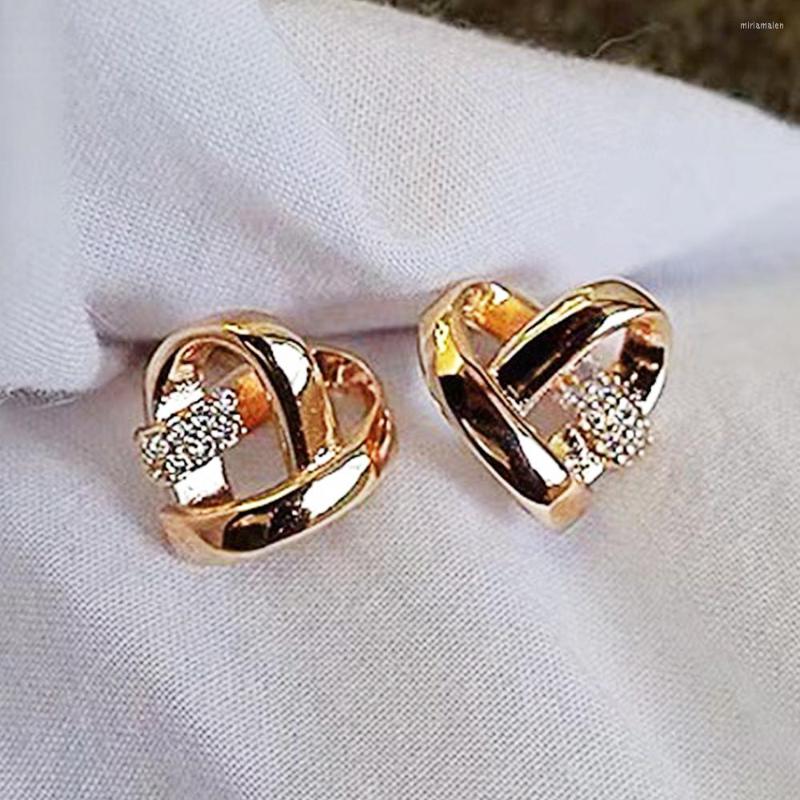 Stud Earrings Huitan Silver Color/Gold Color Heart Shaped For Women Fashion Contracted Design Female Love Fancy Jewelry
Stud Earrings Huitan Silver Color/Gold Color Heart Shaped For Women Fashion Contracted Design Female Love Fancy Jewelry