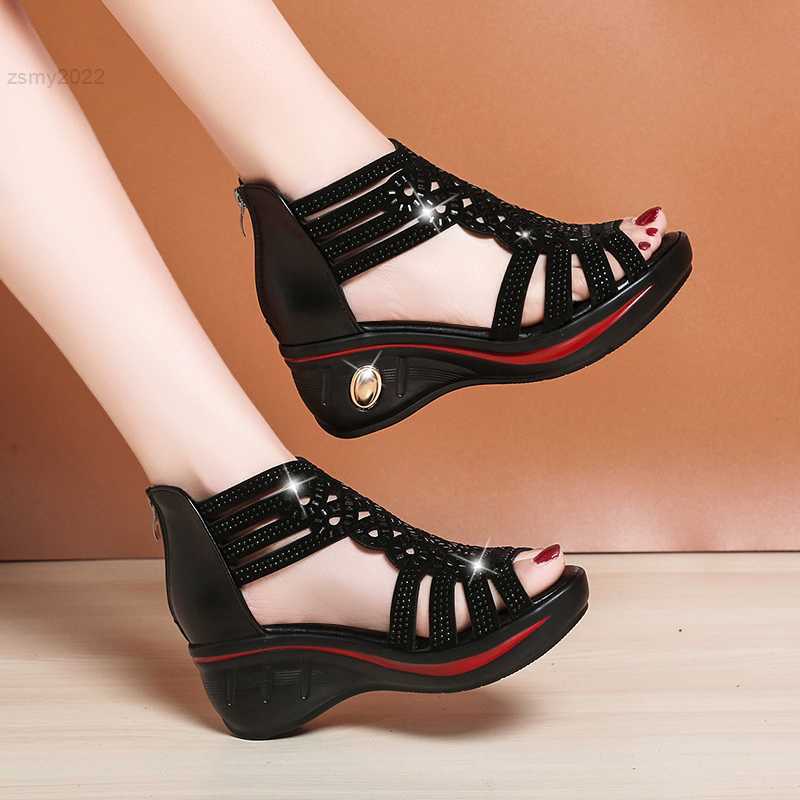 Sandals 2022 New Fashion Wedge Sandals Women Summer Shoes Elegant Ladies Rome Hollow Out Sandals Female Sandalias Black Wedge Heels, Khaki
Sandals 2022 New Fashion Wedge Sandals Women Summer Shoes Elegant Ladies Rome Hollow Out Sandals Female Sandalias Black Wedge Heels, Khaki