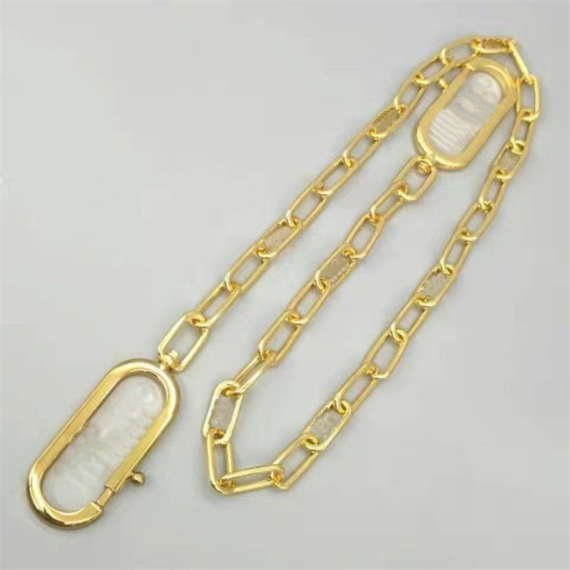 Handbag Accessories Gold-colored Metal Shoulder Strap You Chain Mesh Double Clip Women Underarm Bag Crossbody Chain 2023
Handbag Accessories Gold-colored Metal Shoulder Strap You Chain Mesh Double Clip Women Underarm Bag Crossbody Chain 2023