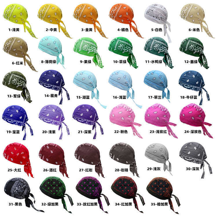 Hijabs Scarves Wraps Bandanas Durag Men's Women's Hat outdoor riding Pirate Hat cotton printed single cashew multicolor hip hop headband hat
Hijabs Scarves Wraps Bandanas Durag Men's Women's Hat outdoor riding Pirate Hat cotton printed single cashew multicolor hip hop headband hat