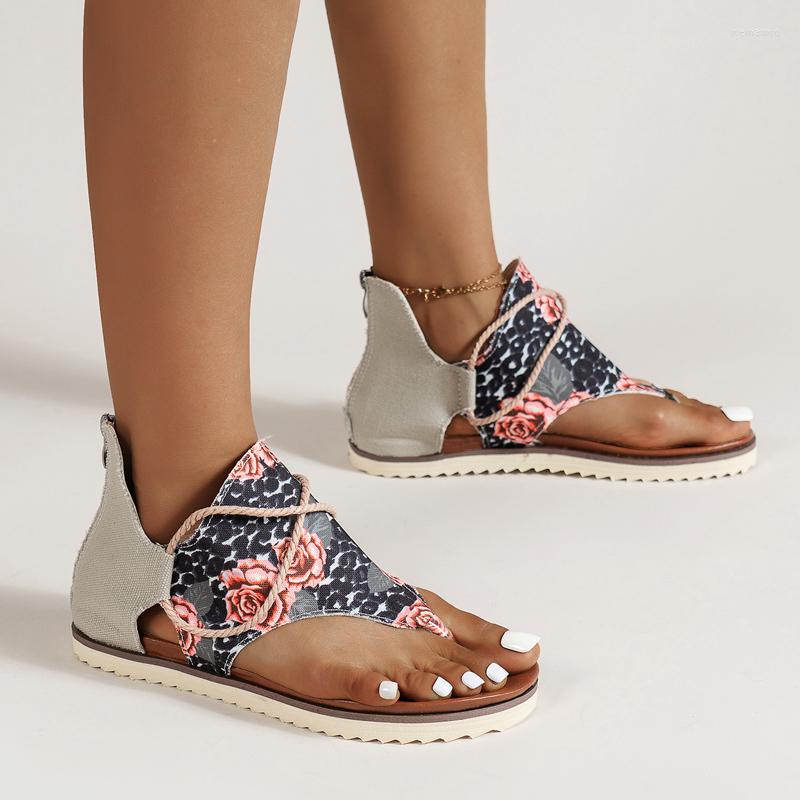 Sandals Thong Women 2023 Flora Print Sandalias Ladies Flat Gladiator Shoes Summer Casual Zapatos De Mujer, Polka dot
Sandals Thong Women 2023 Flora Print Sandalias Ladies Flat Gladiator Shoes Summer Casual Zapatos De Mujer, Polka dot
