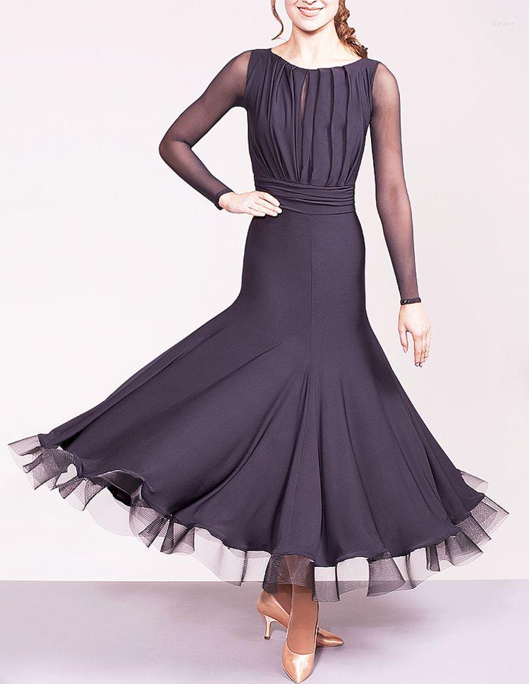 Stage Wear Standard Ballroom Dress For Dancing Party Dresses Women Waltz Dance Costumes Foxtrot Black
Stage Wear Standard Ballroom Dress For Dancing Party Dresses Women Waltz Dance Costumes Foxtrot Black