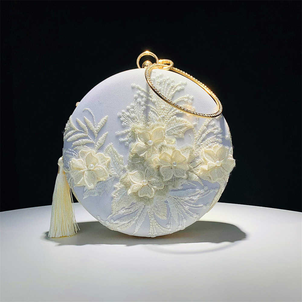 Hengmei handbag embroidered Handmade Beaded dinner women's Pearl banquet evening 230317, White6
Hengmei handbag embroidered Handmade Beaded dinner women's Pearl banquet evening 230317, White6