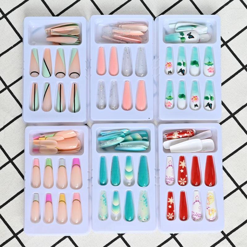 False Nails 24pcs Wearable Nail Long Ballet Shaped Kits In Box 13 Model Can Chose Red Reusable Fakes Tips Press On TD1
False Nails 24pcs Wearable Nail Long Ballet Shaped Kits In Box 13 Model Can Chose Red Reusable Fakes Tips Press On TD1