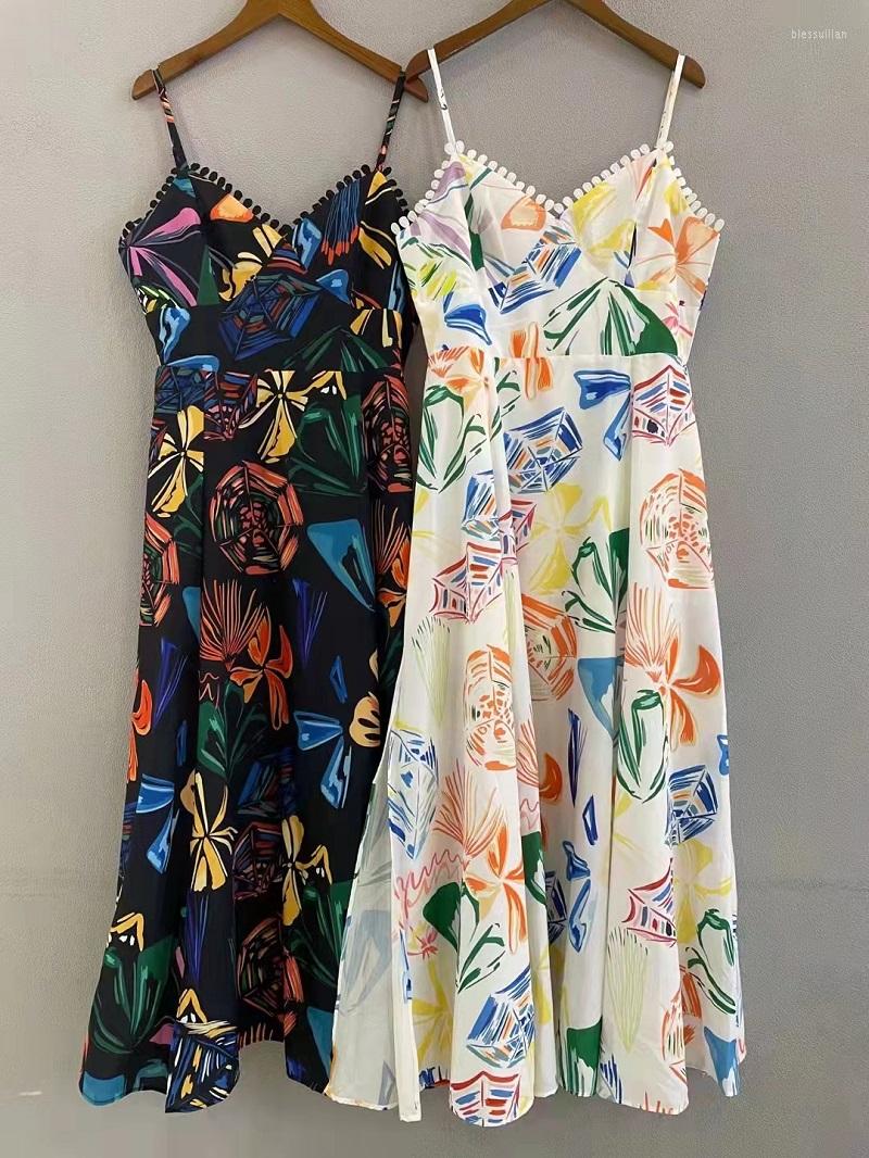 Casual Dresses Novia Party 2023 Spring Summer Fashion Dress High Quality Women Spaghetti Strap Colorful Floral Print Sexy Boho, Black
Casual Dresses Novia Party 2023 Spring Summer Fashion Dress High Quality Women Spaghetti Strap Colorful Floral Print Sexy Boho, Black