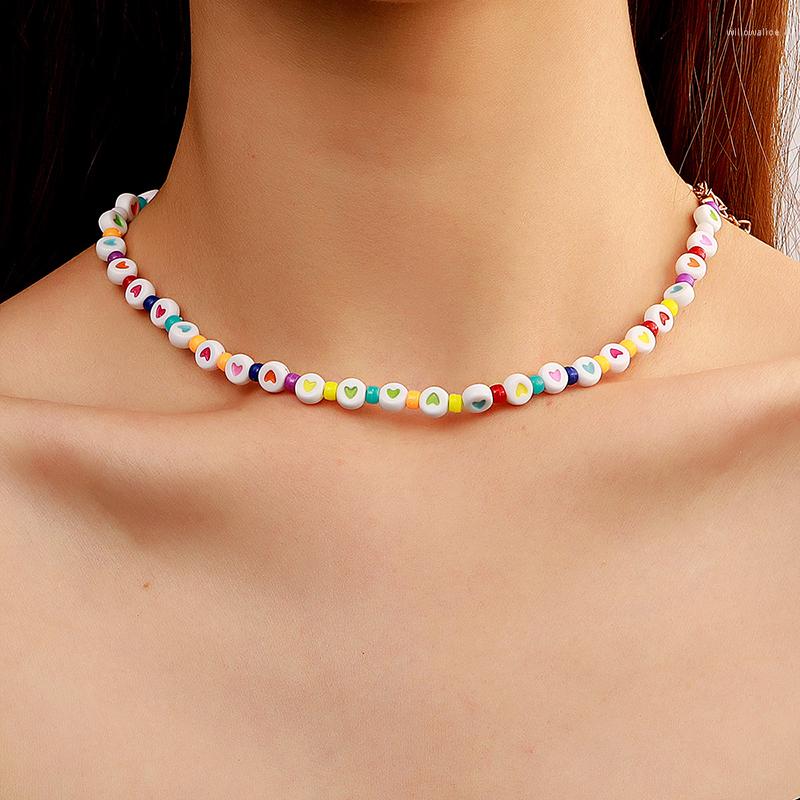 Pendant Necklaces Bohemian Beaded Love For Women Acrylic Handmade Rice Bead Bracelet Foot Chains Necklace Vintage Jewelry Gift Collares
Pendant Necklaces Bohemian Beaded Love For Women Acrylic Handmade Rice Bead Bracelet Foot Chains Necklace Vintage Jewelry Gift Collares