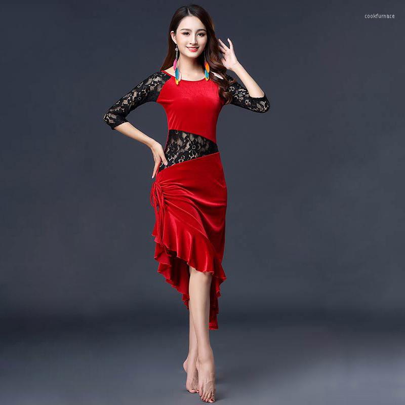 Stage Wear Women Dance Ballroom Dress Samba Costume Sexy Party Dresses Floral Lace One-piece Latin Velvet, Black
Stage Wear Women Dance Ballroom Dress Samba Costume Sexy Party Dresses Floral Lace One-piece Latin Velvet, Black