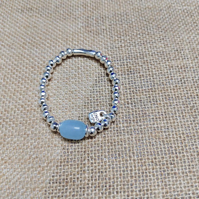 Charm Bracelets 2023 Unode50 Simple Silver Plated Beaded Elastic Bracelet Sweetness Series Gift Wholesale Free
Charm Bracelets 2023 Unode50 Simple Silver Plated Beaded Elastic Bracelet Sweetness Series Gift Wholesale Free