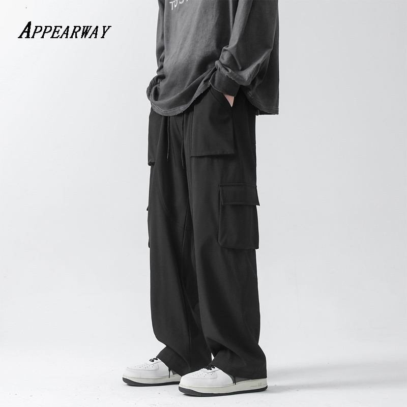 Men s Pants APPEARWAY Summer Cargo Korean Solid Multi Pockets Straight Male Hip Hop Street Elastic Waist Loose Trousers 230317, Gray
Men s Pants APPEARWAY Summer Cargo Korean Solid Multi Pockets Straight Male Hip Hop Street Elastic Waist Loose Trousers 230317, Gray