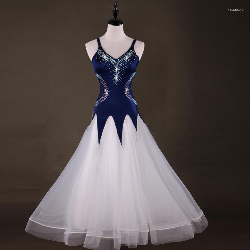 Stage Wear Drak Blue Ballroom Dance Competition Dresses/Standard Dress/Ballroom Dresses Women, Navy blue
Stage Wear Drak Blue Ballroom Dance Competition Dresses/Standard Dress/Ballroom Dresses Women, Navy blue