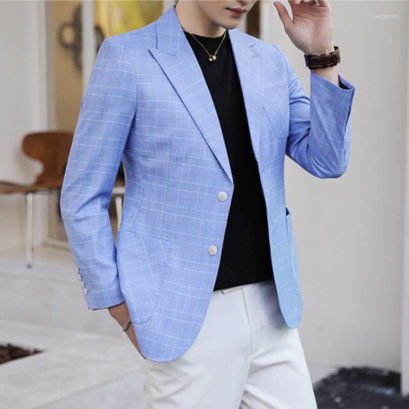 Men's Suits Brand Autumn Spring Business Leisure Office Suit Jacket Fashion Slim Luxury Men Handsome, Sky blue
Men's Suits Brand Autumn Spring Business Leisure Office Suit Jacket Fashion Slim Luxury Men Handsome, Sky blue