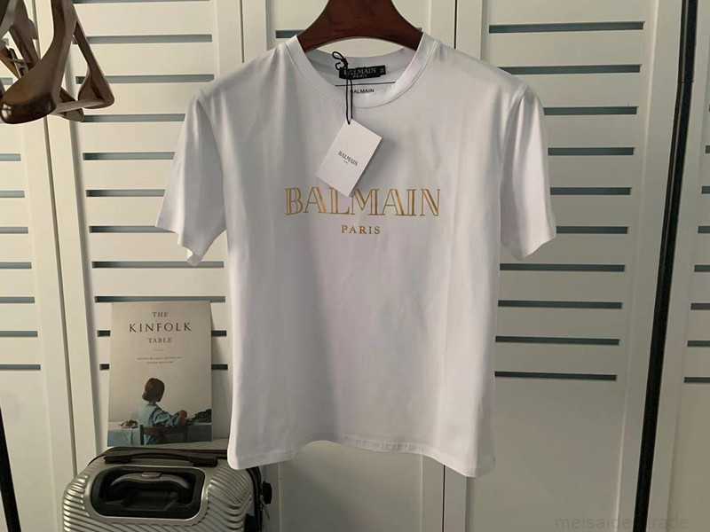 Designer Luxury Coats Ss Spring and Summer New Bal Short Sleeve Shoulder Gold Button Bronzed Letter Cotton Tshirt Lovers Classic P8VZH
Designer Luxury Coats Ss Spring and Summer New Bal Short Sleeve Shoulder Gold Button Bronzed Letter Cotton Tshirt Lovers Classic P8VZH