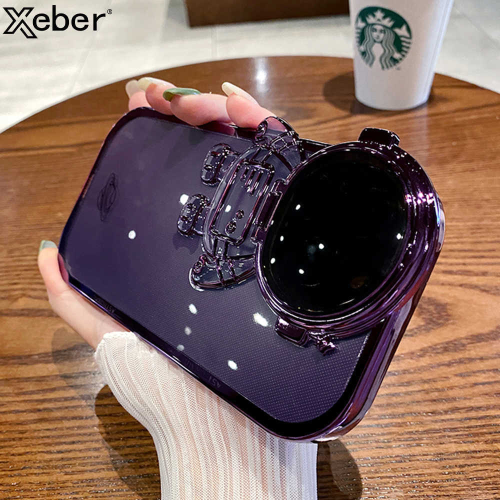 Cell Phone Cases Dome Cameras Astronaut Stand Holder Electroplated Clear Phone Case For iPhone 11 12 13 14 Pro Max Plus Bracket Shockproof Transparent Cover P230317, Blue-for iphone 14 pro
Cell Phone Cases Dome Cameras Astronaut Stand Holder Electroplated Clear Phone Case For iPhone 11 12 13 14 Pro Max Plus Bracket Shockproof Transparent Cover P230317, Blue-for iphone 14 pro