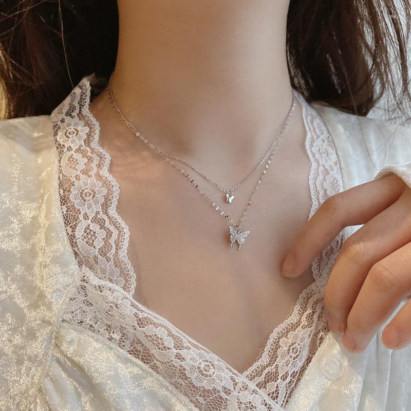 Pendant Necklaces 2023 Shinning Butterfly Necklace For Women Ladies Exquisite Double Layer Clavicle Chain Jewelry Gift B271
Pendant Necklaces 2023 Shinning Butterfly Necklace For Women Ladies Exquisite Double Layer Clavicle Chain Jewelry Gift B271