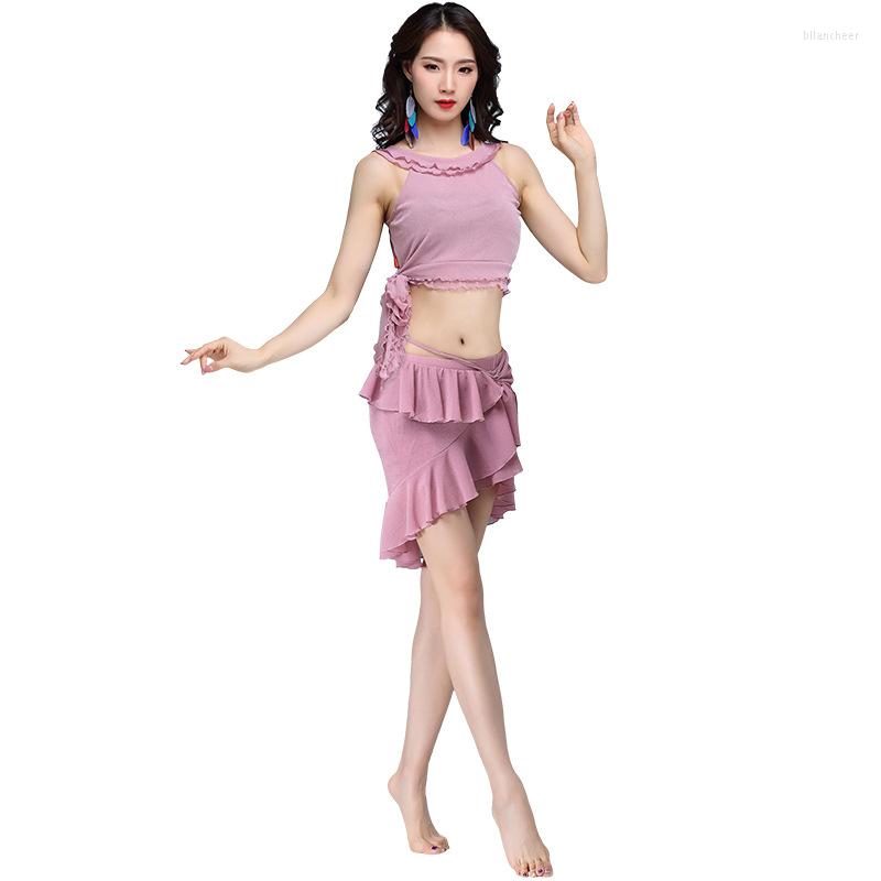 Stage Wear 5 Colors Women Dancewear Sexy Mesh Clothes Top And Skirt Belly Dance Costume Set, Pink
Stage Wear 5 Colors Women Dancewear Sexy Mesh Clothes Top And Skirt Belly Dance Costume Set, Pink