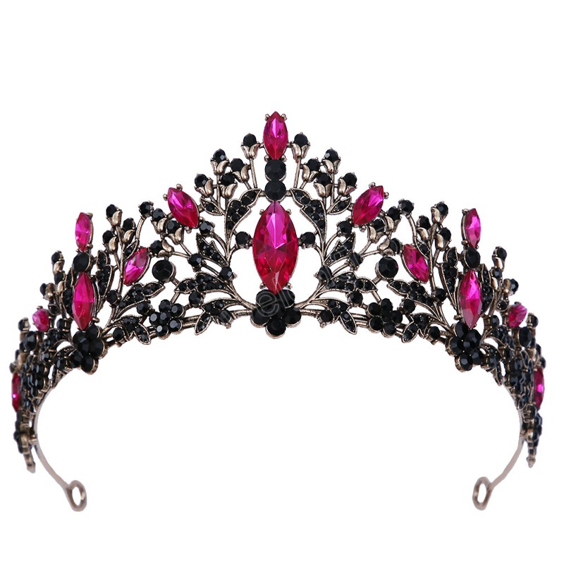 Vintage Black Crystal Tiaras Crowns Rhinestone Prom Bridal Wedding Hair Accessories Jewelry Crown For Women Gift
Vintage Black Crystal Tiaras Crowns Rhinestone Prom Bridal Wedding Hair Accessories Jewelry Crown For Women Gift