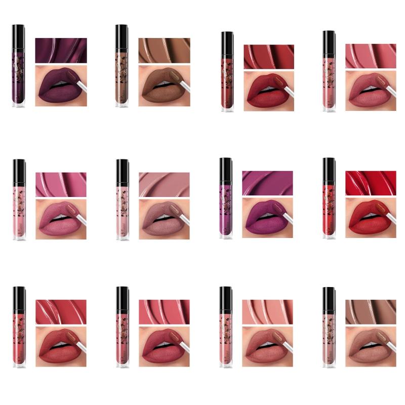 Lip Gloss Matte Velvet Lipstick Waterproof Glaze Long Lasting Non-stick Cup GlossLip
Lip Gloss Matte Velvet Lipstick Waterproof Glaze Long Lasting Non-stick Cup GlossLip
