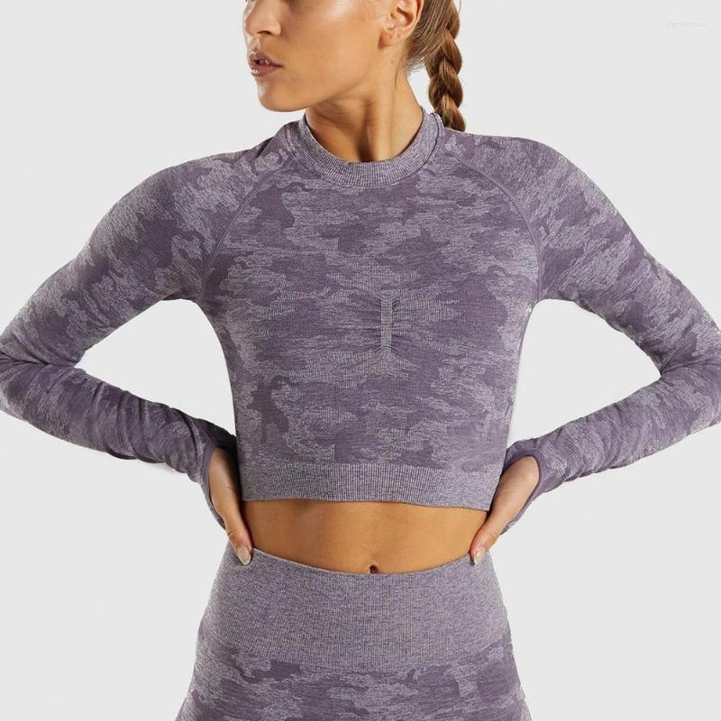 Active Shirts Zhangyunuo Camo Seamless Yoga Long Sleeve Thumb Holes Gym Fitness Running Crop Top Compression Workout Sportswear Sports Tops, Black
Active Shirts Zhangyunuo Camo Seamless Yoga Long Sleeve Thumb Holes Gym Fitness Running Crop Top Compression Workout Sportswear Sports Tops, Black