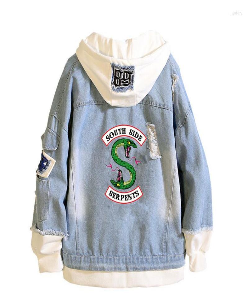 Men039s Jackets Men39s Riverdale Fashion Denim Jacket South Side Serpents Casual Bomber Hip Hop Retro Hoodie Streetwear 20227355409
Men039s Jackets Men39s Riverdale Fashion Denim Jacket South Side Serpents Casual Bomber Hip Hop Retro Hoodie Streetwear 20227355409