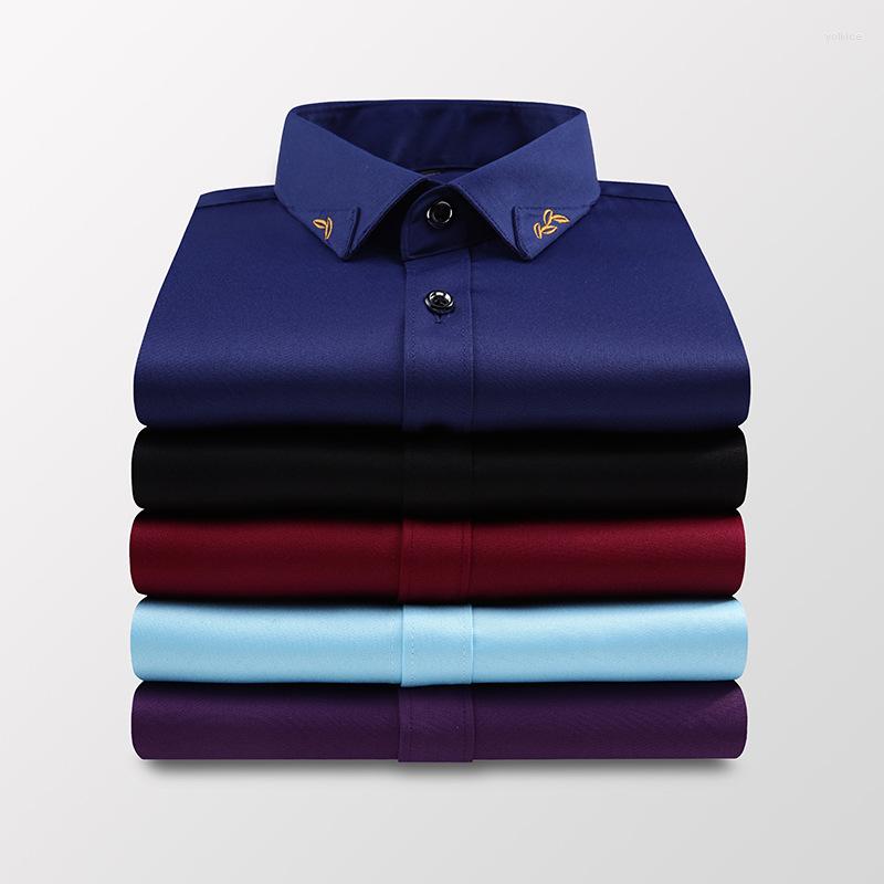Men's Casual Shirts 2023 Spring Summer Men's Brand Korean Fashion All-match Solid Color Long-sleeved Shirt Male White Red Slim Top
Men's Casual Shirts 2023 Spring Summer Men's Brand Korean Fashion All-match Solid Color Long-sleeved Shirt Male White Red Slim Top