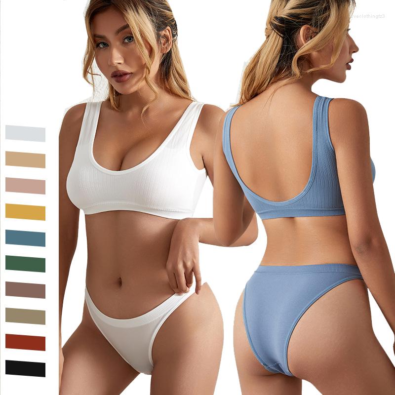 Bras Sets Drop 2023 Women's Seamless Sports Bra Briefs Set 2 Piece Yoga Fitness U Back Sleepwear Tube Top Workout Panties, Beige
Bras Sets Drop 2023 Women's Seamless Sports Bra Briefs Set 2 Piece Yoga Fitness U Back Sleepwear Tube Top Workout Panties, Beige
