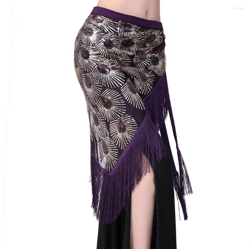 Stage Wear Class Belly Dance Clothes Black Mesh Base Long Fringes Triangle Sequins Belt Bellydannce Hip Scarf For Gilrs, Leaf blue
Stage Wear Class Belly Dance Clothes Black Mesh Base Long Fringes Triangle Sequins Belt Bellydannce Hip Scarf For Gilrs, Leaf blue