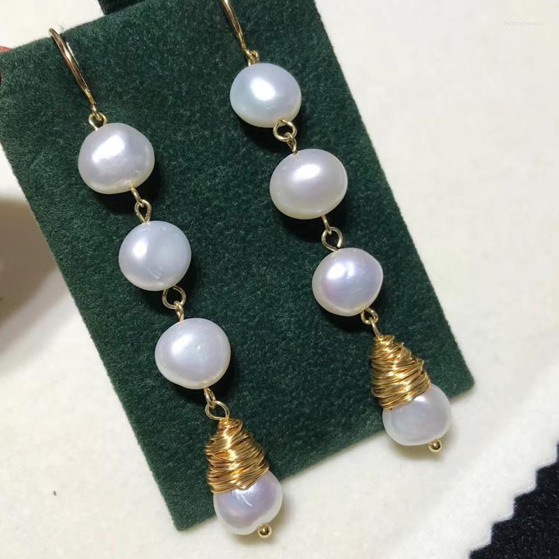 Dangle Earrings Long Lady Handmade Baroque Pearl Jewelry Natural White Women Party Good Quabridal Lity Gift Female
Dangle Earrings Long Lady Handmade Baroque Pearl Jewelry Natural White Women Party Good Quabridal Lity Gift Female