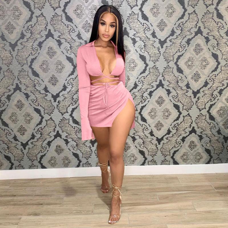 Women' Swimwear Women Side Split Skirts Suit Sexy Lace Up Mini Shirt Flare Sleeve Tops Beach Set Holiday Matching Two 2 Piece Outfits, Orange
Women' Swimwear Women Side Split Skirts Suit Sexy Lace Up Mini Shirt Flare Sleeve Tops Beach Set Holiday Matching Two 2 Piece Outfits, Orange