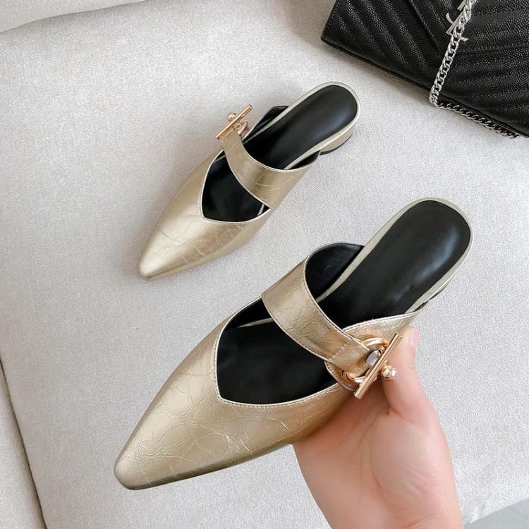 Slippers GPOKHDS 2023 Women Cow Leather Summer Rome Style Silver Color Pointed Toe Buckle Strap High Heels Sandals Party Dress, Gold
Slippers GPOKHDS 2023 Women Cow Leather Summer Rome Style Silver Color Pointed Toe Buckle Strap High Heels Sandals Party Dress, Gold