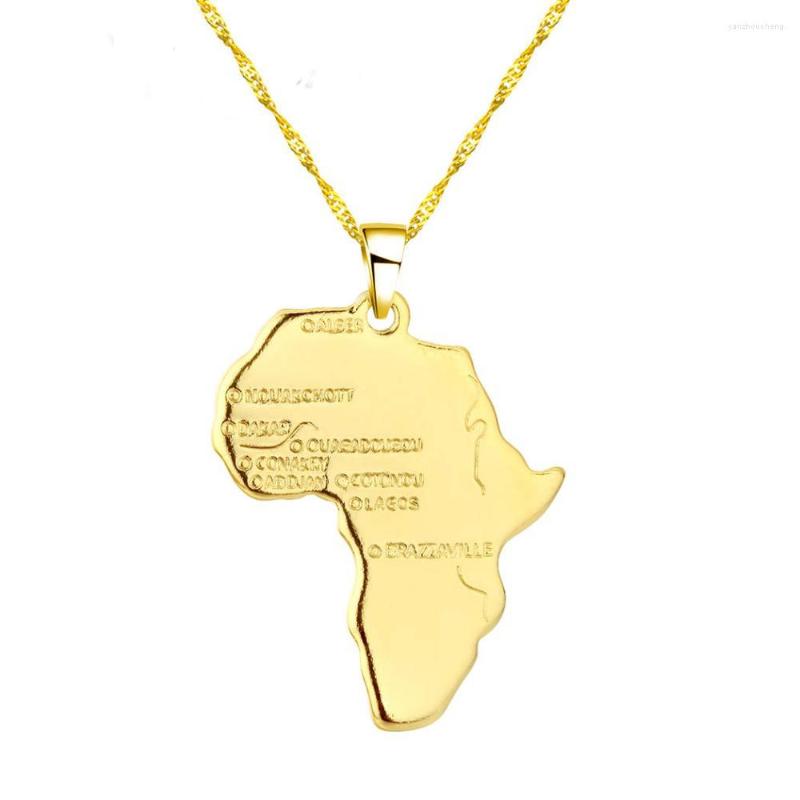 Pendant Necklaces WANGAIYAO Hip Hop Africa Necklace Gold Color Chain Wholesale African Map Men Women Trendy Jewelry
Pendant Necklaces WANGAIYAO Hip Hop Africa Necklace Gold Color Chain Wholesale African Map Men Women Trendy Jewelry