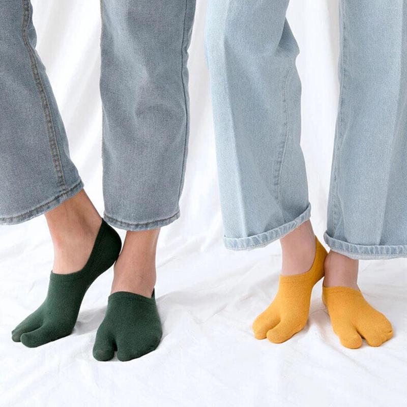 Women Socks 1 Pair Two Toe Summer Cotton Breathable Finger Non-Slip Cut Boat Invisible Men Color Low Q0E6
Women Socks 1 Pair Two Toe Summer Cotton Breathable Finger Non-Slip Cut Boat Invisible Men Color Low Q0E6