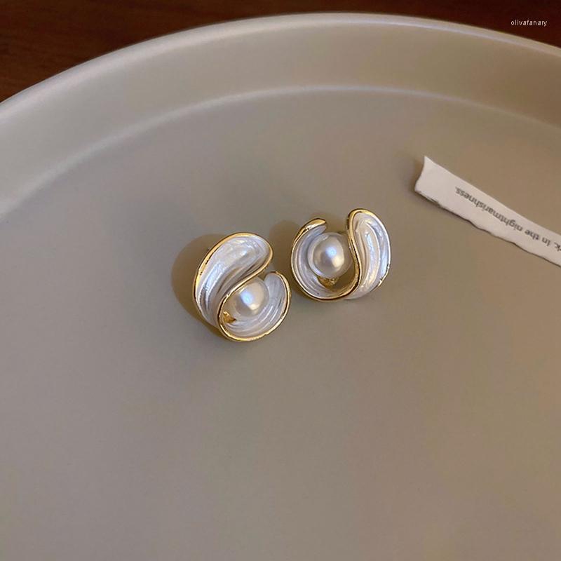 Stud Earrings Exquisite Geometric Enamel Pearl 2023 Jewelry Party Luxury Accessories For Women's Unusual
Stud Earrings Exquisite Geometric Enamel Pearl 2023 Jewelry Party Luxury Accessories For Women's Unusual