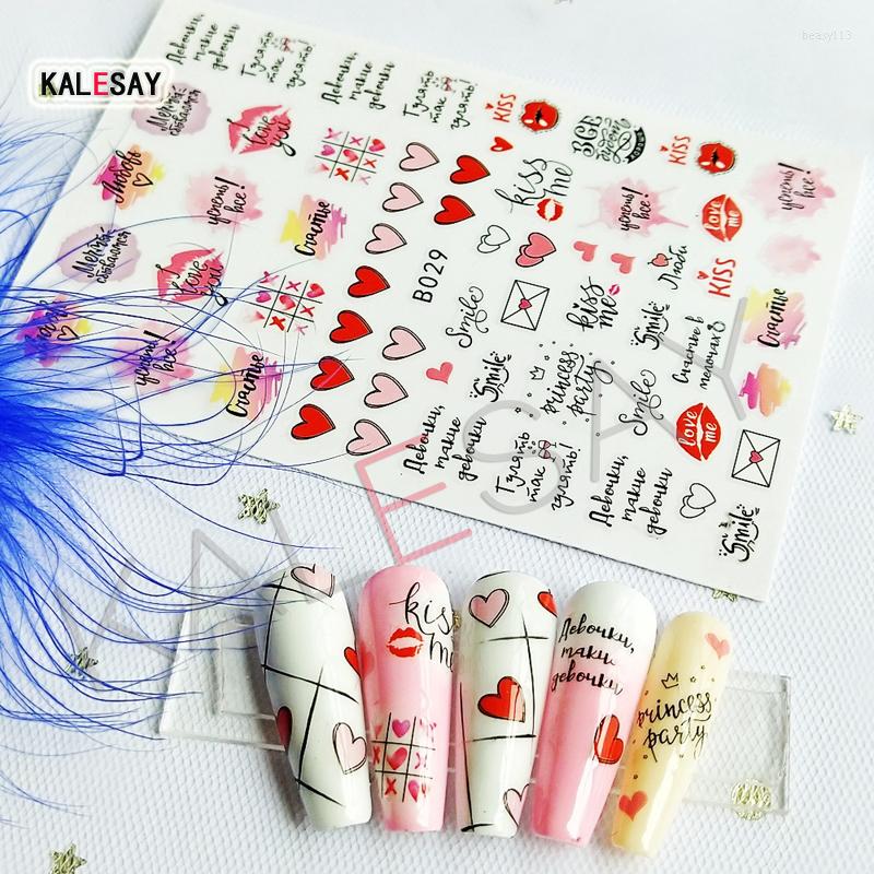 Nail Stickers 3D Art Sticker Valentine Design Manicure Decals Love Heart Back Glue Transfer DIY Designer Foil, B027
Nail Stickers 3D Art Sticker Valentine Design Manicure Decals Love Heart Back Glue Transfer DIY Designer Foil, B027