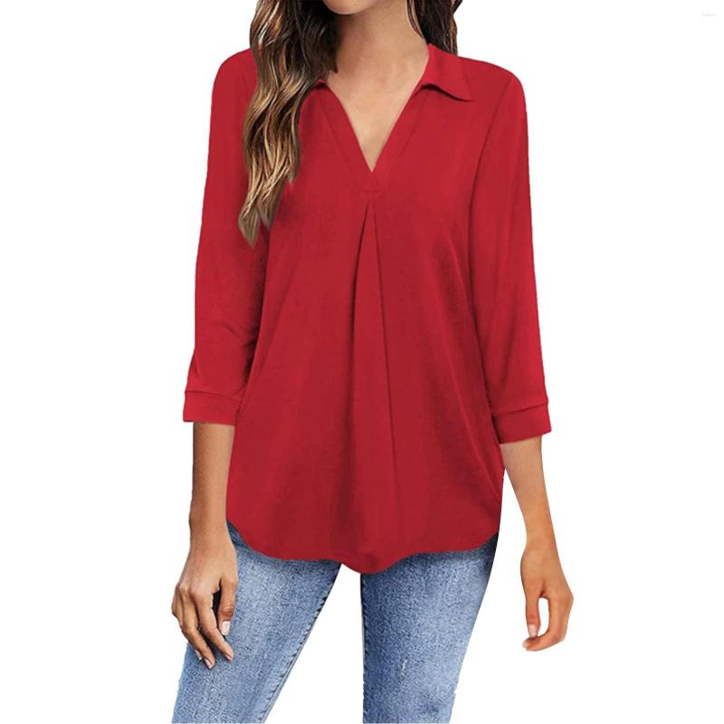 Women's Blouses Solid Tee Shirts European And American Temperament Chiffon Women's Pullover Loose V Neck Shirt Top Oversized Dress, Brown
Women's Blouses Solid Tee Shirts European And American Temperament Chiffon Women's Pullover Loose V Neck Shirt Top Oversized Dress, Brown
