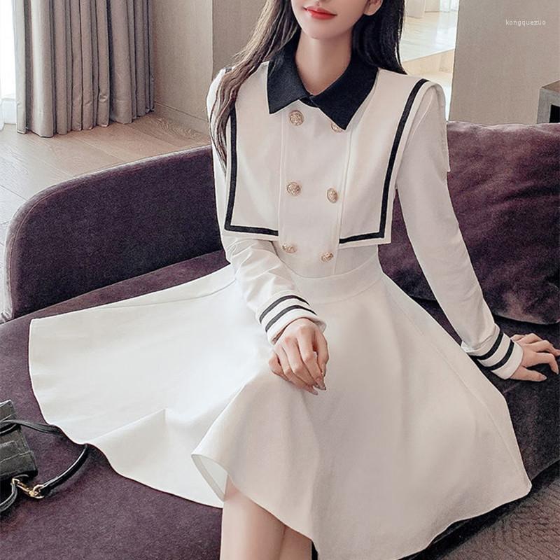 Casual Dresses Herstory 2023 Women SPRING Sailor Collar Japanese Lolita Dress Female Long Sleeve Double Breasted A-line Lady OP Vestidos, Black
Casual Dresses Herstory 2023 Women SPRING Sailor Collar Japanese Lolita Dress Female Long Sleeve Double Breasted A-line Lady OP Vestidos, Black