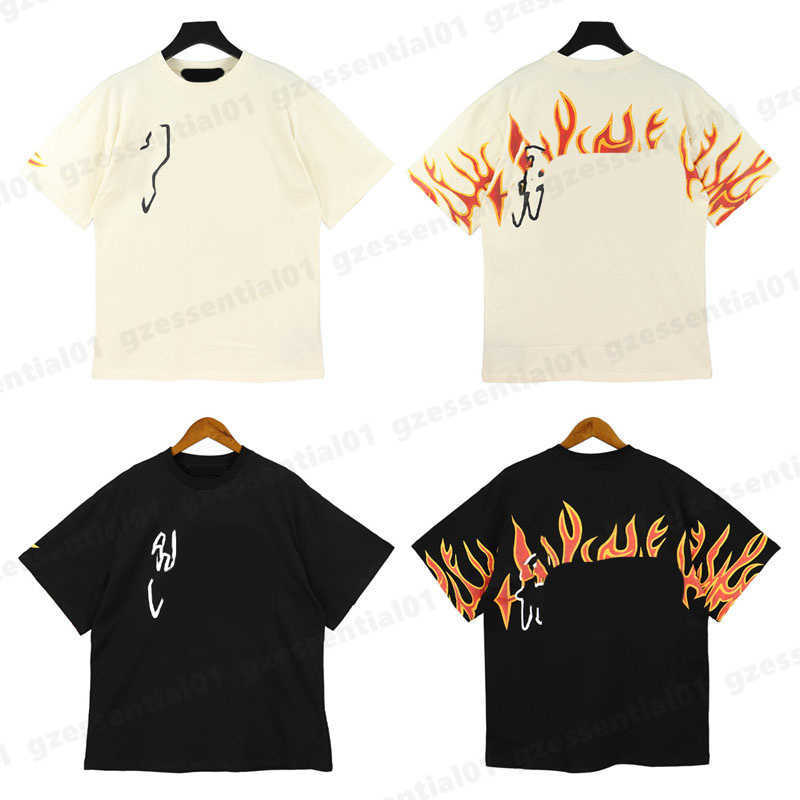 23ss High End Version T Shirt Designer Tshirt Palms Flame Print Round Neck Short-Sleeve T-shirt European And American Street Fashion Popular Summer Short Tees
23ss High End Version T Shirt Designer Tshirt Palms Flame Print Round Neck Short-Sleeve T-shirt European And American Street Fashion Popular Summer Short Tees