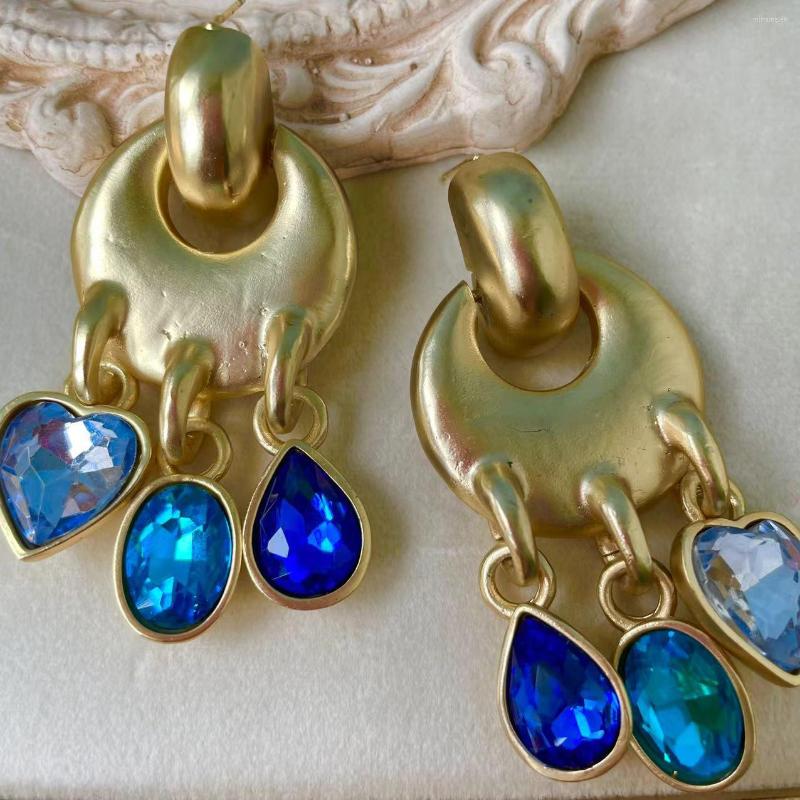 Stud Earrings 14K 18K Gold Filled Victoria Vintage Topaz Blue Gems Ear Drop Dangle Art Deco Style Chunky Earring Statement Jewel
Stud Earrings 14K 18K Gold Filled Victoria Vintage Topaz Blue Gems Ear Drop Dangle Art Deco Style Chunky Earring Statement Jewel