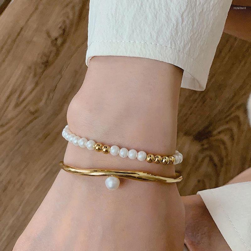 Strand 2 Piece Elegant Pearl Bracelet Friends Gifts Women's Double Layer Vintage Open OT Buckle Wrist Strap Gift Hand Jewelry
Strand 2 Piece Elegant Pearl Bracelet Friends Gifts Women's Double Layer Vintage Open OT Buckle Wrist Strap Gift Hand Jewelry