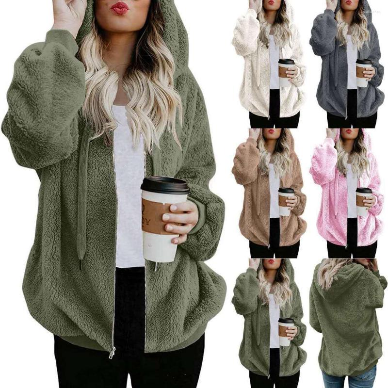 Women's Jackets 2023 Plush Hooded Sweater For Women In Europe And America Autumn Winter Casual Loose Solid Color Zipper Cardigan Coat, Khaki
Women's Jackets 2023 Plush Hooded Sweater For Women In Europe And America Autumn Winter Casual Loose Solid Color Zipper Cardigan Coat, Khaki