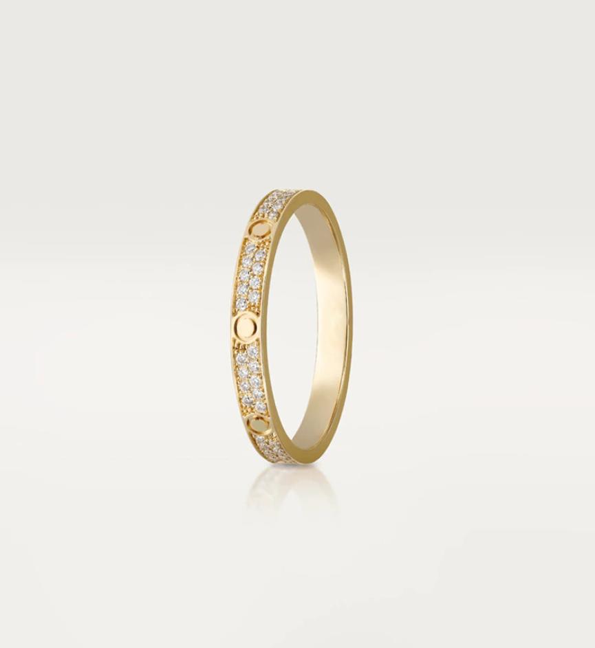 Small Model Slim Love Wedding Band Ring for Women Men 316L Titanium Steel Full CZ Paved Designer Jewelry Aneis Anel Bague Femme Cl4748226
Small Model Slim Love Wedding Band Ring for Women Men 316L Titanium Steel Full CZ Paved Designer Jewelry Aneis Anel Bague Femme Cl4748226